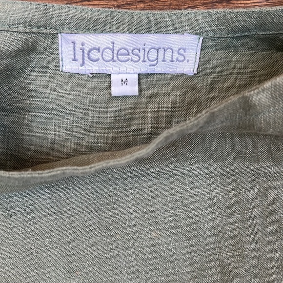 Ijcdesigns Linen Crop Top Size Medium - Picture 3 of 5